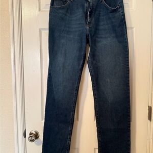 Wrangler Dark Blue Straight Jeans